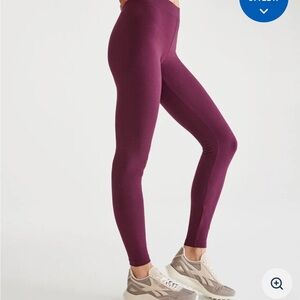 Aeropostale perfect leggings mid rise burgundy NWT